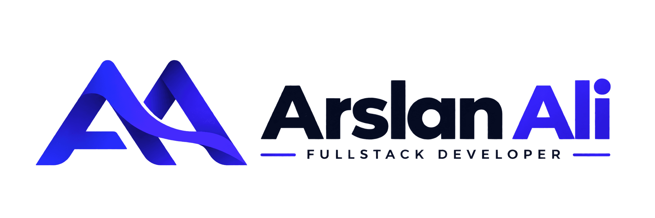 Arslan Ali full stack developer logo